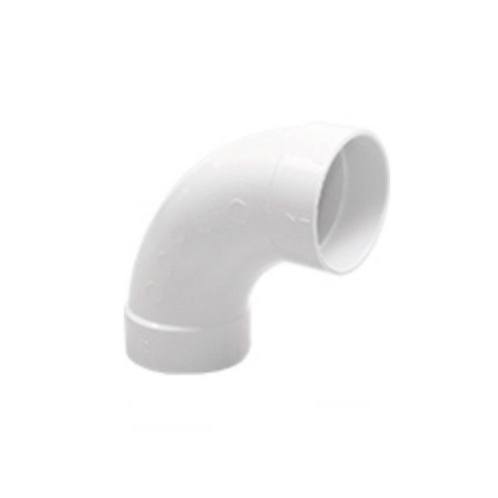 Lot de 4 coudes à 90° Ø 51mm [- CD R90 - Réseau Aspiration centralisée - Unelvent]