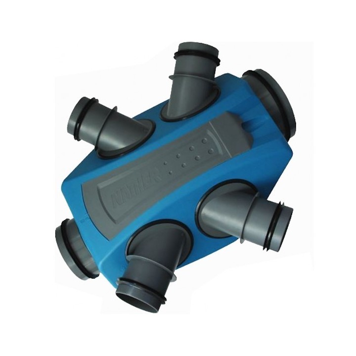 Kit simple flux Hygroréglable avec réseau PEHD Ø 90 - 50 mètres [- Kit VMC Simple flux hygroréglable Infinity - BRINK]