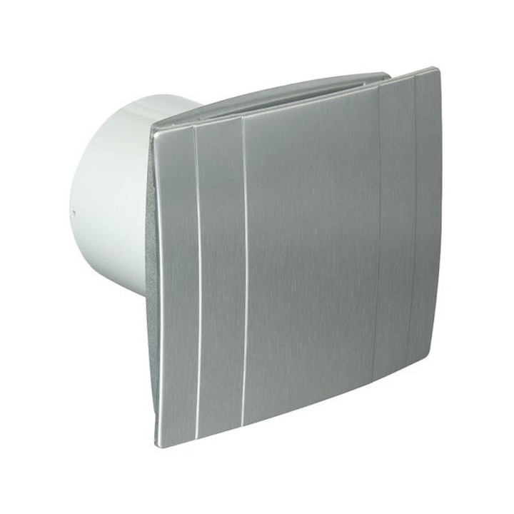 DECO - Ø 100 ou 125 mm - Finition Aluminium [- Extracteur d'air intermittent - Ventilation ponctuelle - Aldes]