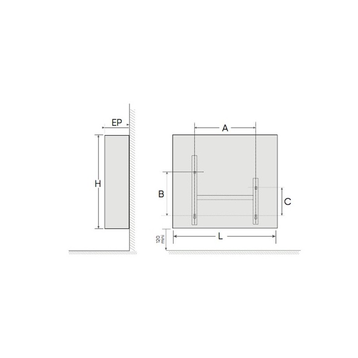 SOKIO Horizontal [- Radiateur Inertie Aluminium - Atlantic]