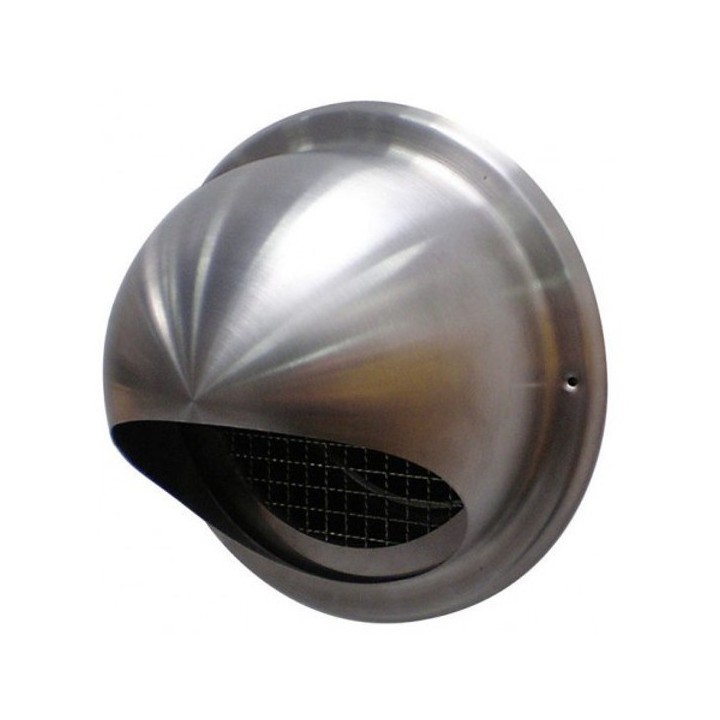 Terminal prise et rejet d'air inox Ø 100, 125, 160 et 180 mm pour gaine calorifugée EPE [- accessoire VMC double flux - Brink]