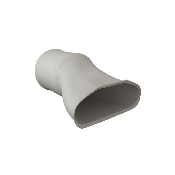 Raccord mixte droit Ø 75 ou 90 mm / ovale - Optiflex [- Conduits Polyéthylène et accessoires VMC - Aldès]