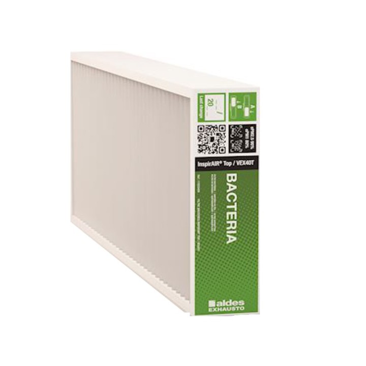 Filtre Bactéries InspirAIR Top  [- Accessoire VMC Double flux InspirAir - Aldès]