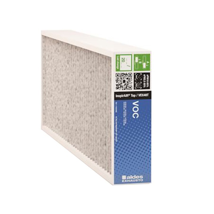 Filtre Particules + COV InspirAIR Top  [- Accessoire VMC Double flux InspirAir - Aldès]