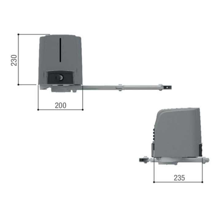 KIT FAST 70 CONNECT LINE 24V [ - Automatisme portails à battants - 001U1855 - CAME]