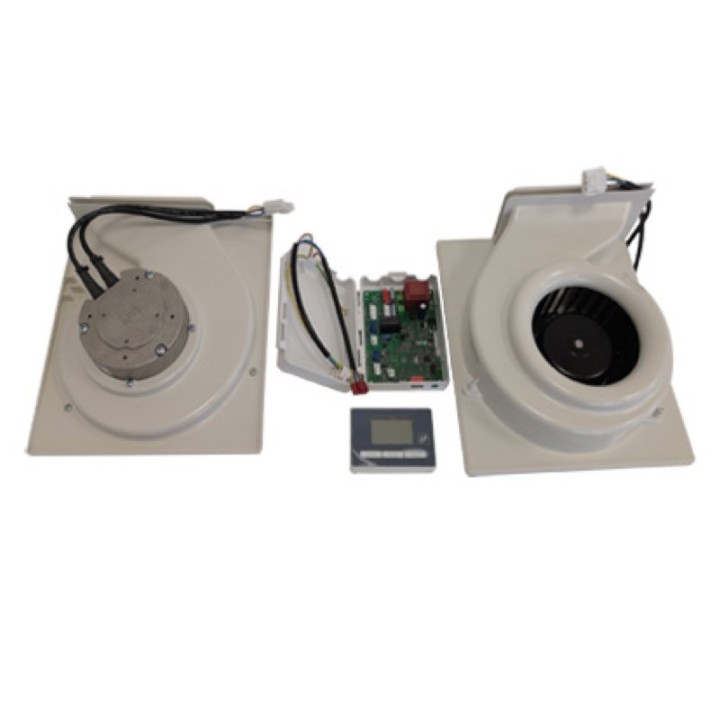 Kit 2 moteurs + Télécommande + Carte pour VMC IDEO HR 325 et 275 Ecowatt Radio [- pièce détachée VMC - 162000 - Unelvent]
