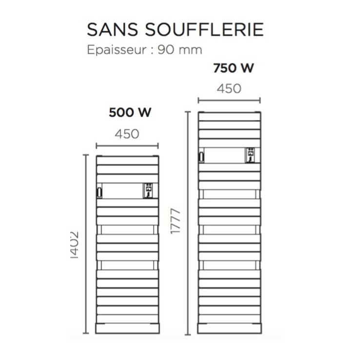 RIVIERA 2 - Etroit [- Sèche-serviettes électrique - Thermor]