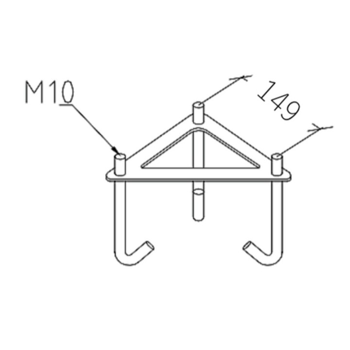 Ancrage pour béton - 505ZZ - NARVIK [- Eclairage extérieur - Norlys]