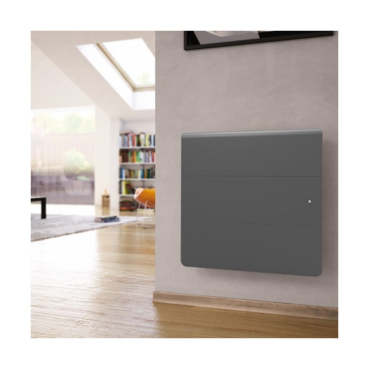 AXOO Horizontal - Anthracite - Connecté [- Radiateur Inertie Fonte - Muller Intuitiv - Noirot - Applimo - Airelec]