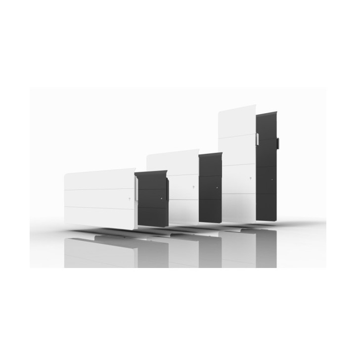 AXOO Horizontal - Anthracite - Connecté [- Radiateur Inertie Fonte - Muller Intuitiv - Noirot - Applimo - Airelec]