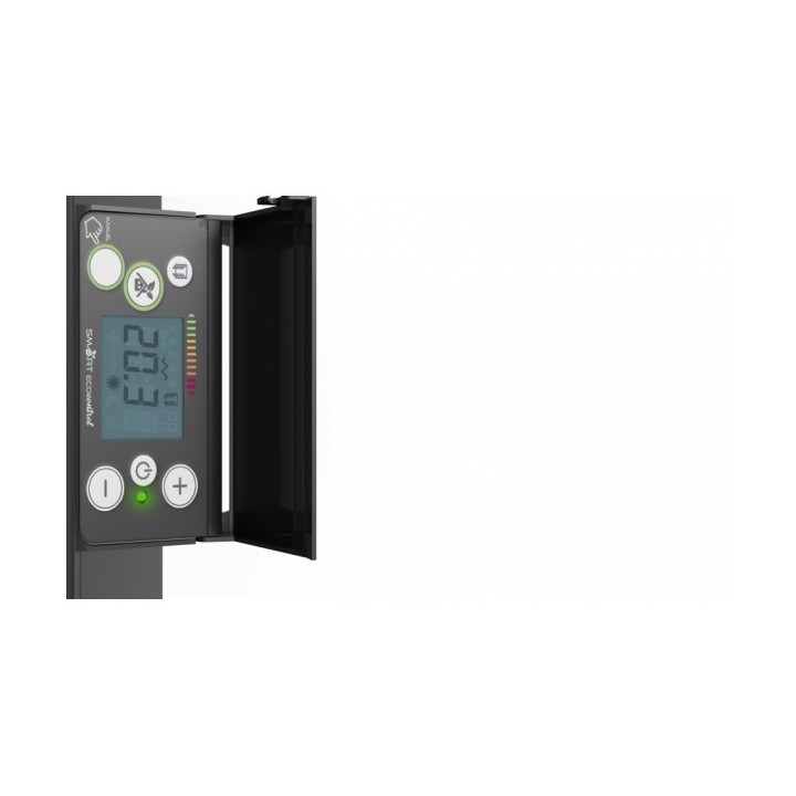 AXOO Vertical - Anthracite - Connecté [- Radiateur Inertie Fonte - Muller Intuitiv - Noirot - Applimo - Airelec]