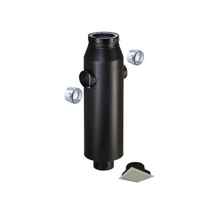 Pack échangeur pour poêle à bois - Therminox [- Distribution d'air chaud - Poujoulat]