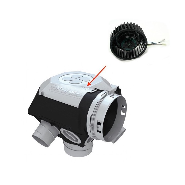 Mototurbine de rechange pour AUTOCOSY L - Ref 412218 [- pièce détachée VMC - Atlantic - Ni repris ni échangé]