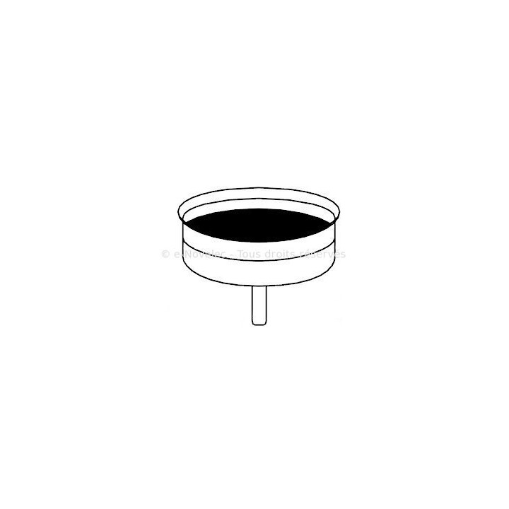 Bouchon mâle aluminium - Ø 125 mm + purge diamètre 32 [- Géoventilation / Puits canadien - Aldes]