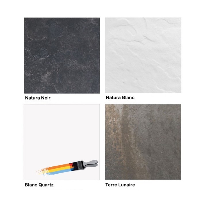 VALDEROMA Slim 2.0 - BLANC QUARTZ [- Sèche-serviettes Inertie Minéral]