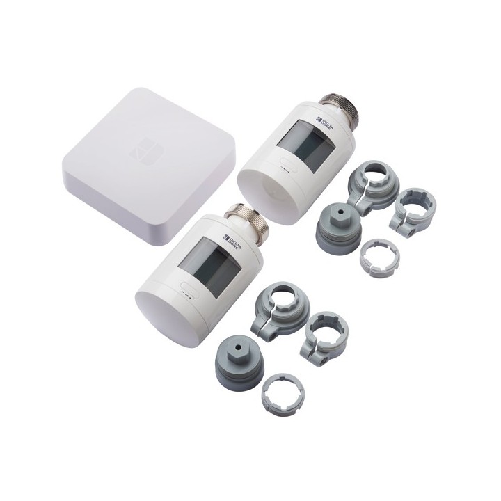 Pack TRV 1.0 connecté [- Pack radio têtes thermostatiques intelligentes connectées - Delta Dore]