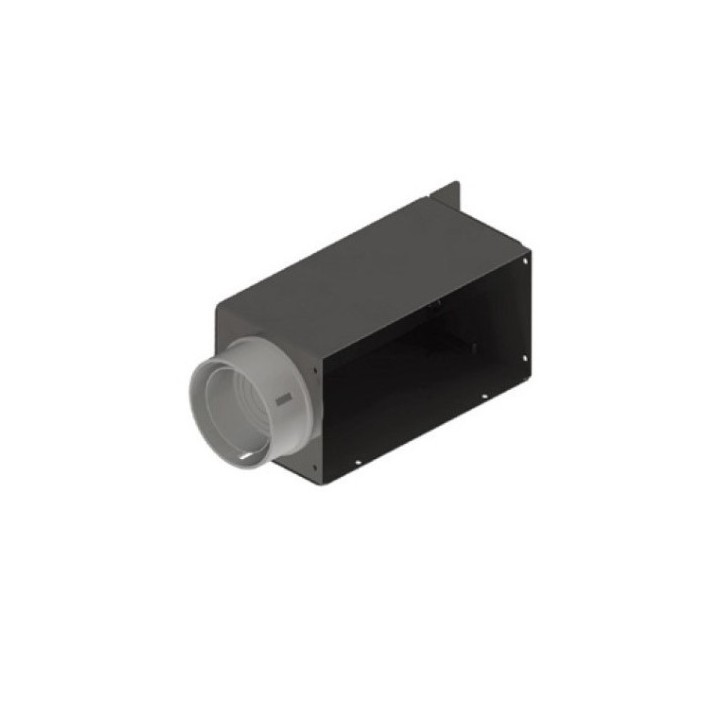 Té latéral de raccordement Ø75 pour bouche rectangulaire 300x100  [- Bouches et grilles de transfert - Brink]