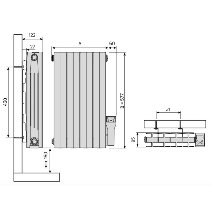 THAJ XS (Nouveau modèle) [- Radiateur Inertie électrique - LVI]