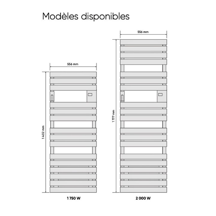 ADELIS Mixte - Blanc  [- Sèche-serviettes - Atlantic]