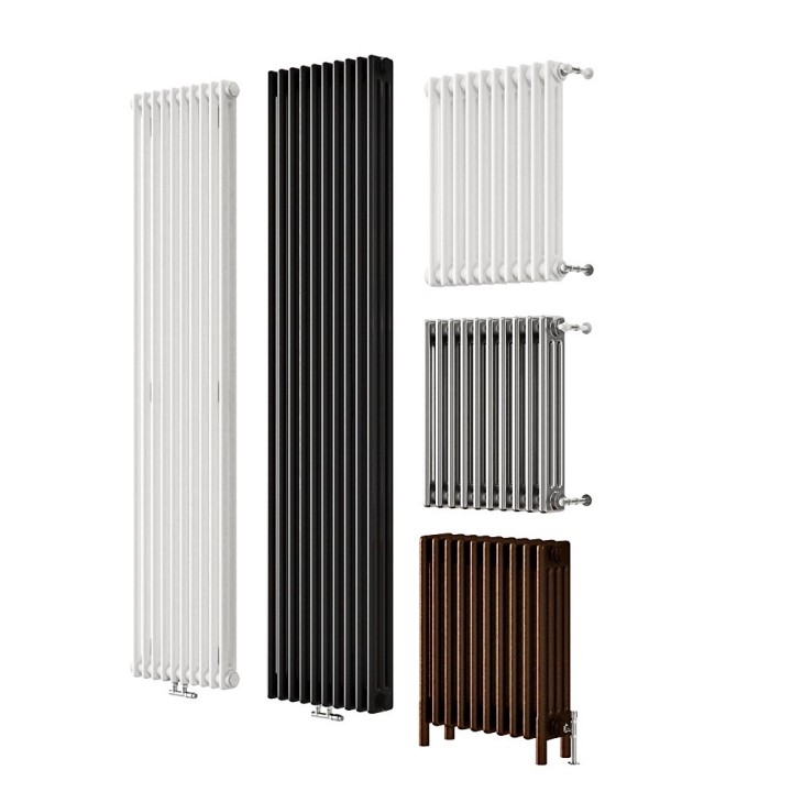 CHARLESTON Hauteur 100 cm - Blanc [- Radiateur Chauffage Central - ZEHNDER]
