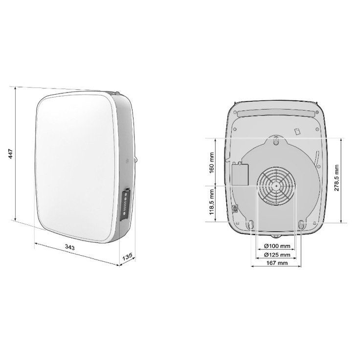 SONAIR 3.0 Ventilation Domestique Silencieuse [- VMC Simple flux par insufflation - BRINK]