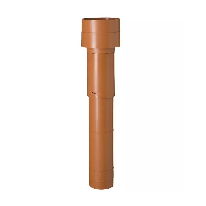 Terminal vertical - Noir ou Ocre - Ø  125, 160 ou 180 mm [- Sorties de toiture pour VMC double flux - BRINK]
