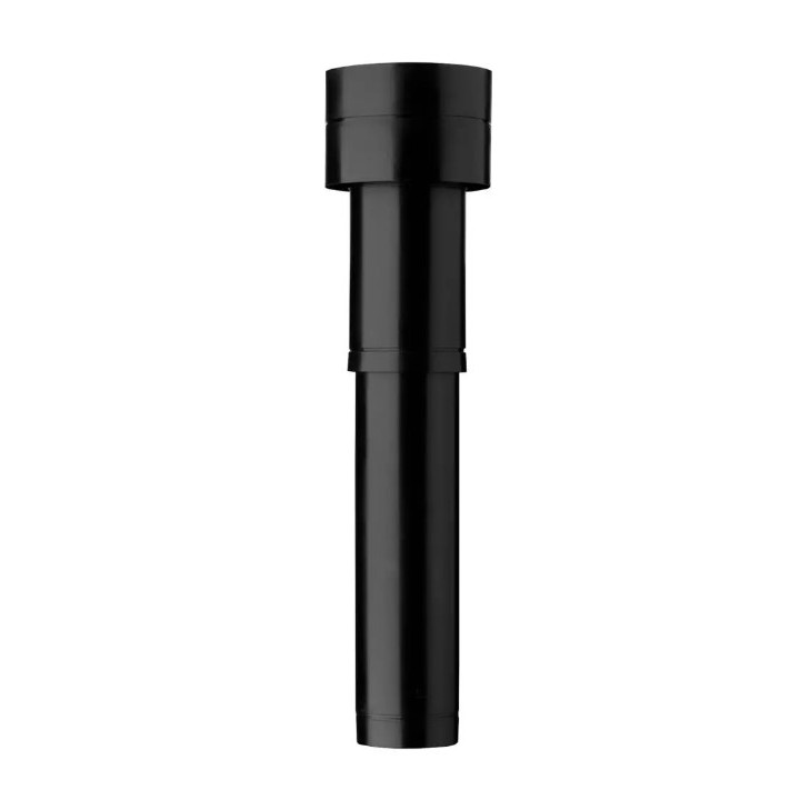 Terminal vertical - Noir ou Ocre - Ø  125, 160 ou 180 mm [- Sorties de toiture pour VMC double flux - BRINK]