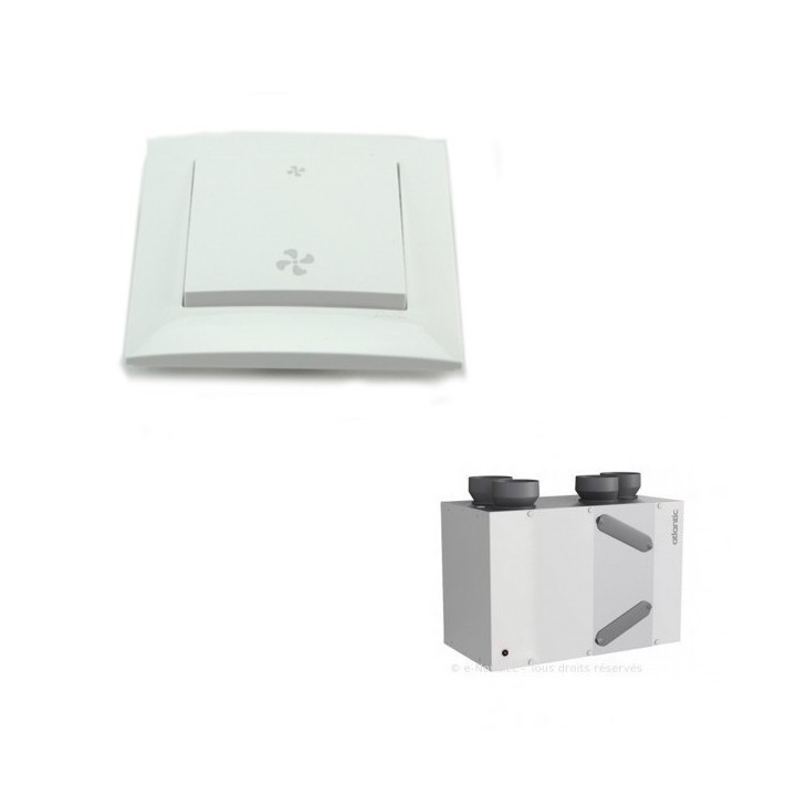 Bouton poussoir pour VMC DUOCOSY HR (412191 et 412192) [- pièce détachée VMC double flux - Atlantic]