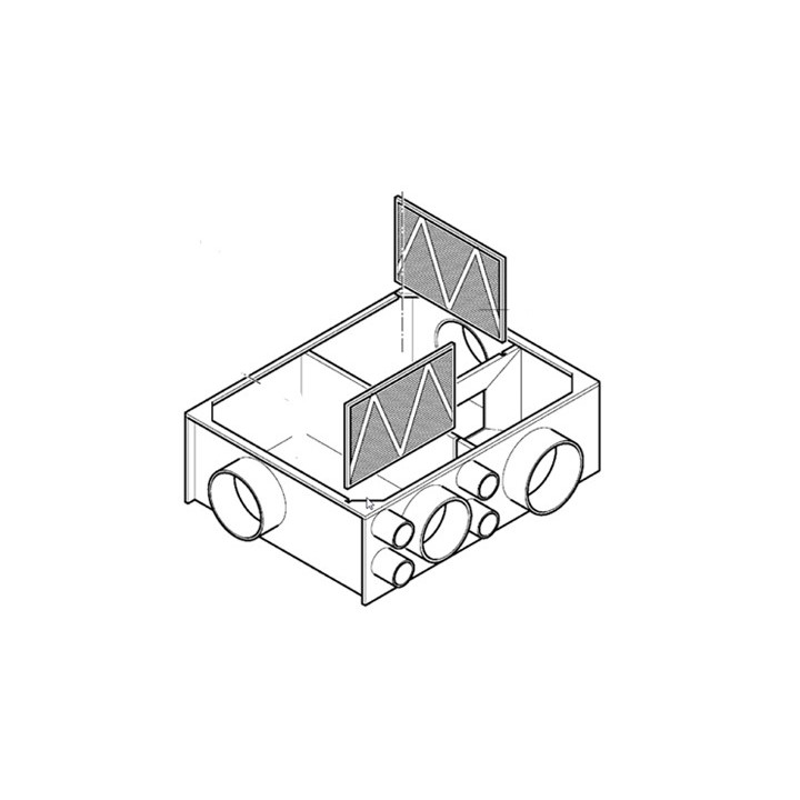 Filtre pour VMC Aeroplast RX 802 [ pièce détachée VMC double flux - S&P Unelvent - AEROPLAST]