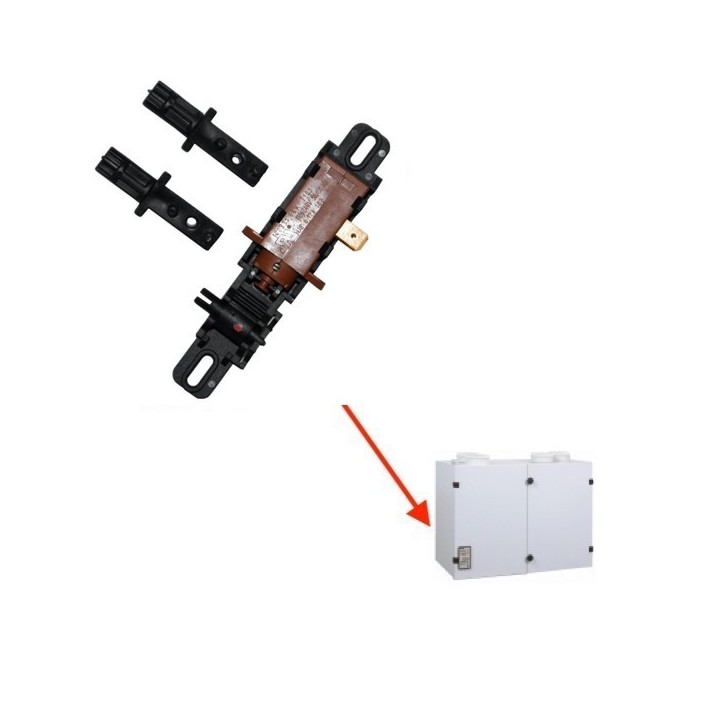 Mécanisme Volet répartiteur pour VMC DUOLIX (412124 ou 411010) [- pièce détachée VMC - Atlantic - Ni repris ni échangé]