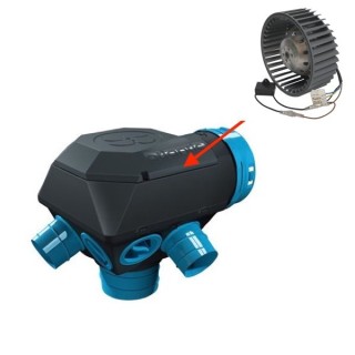 Mototurbine + condensateur pour  KIT SAUTER HYGRO STD ref 430123 [- pièce détachée - Sauter - Ni repris ni échangé]