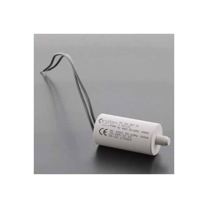 Condensateur 2,5 µF pour VCM 4 DF (511119) et VMC DF/N (411123) [- pièce détachée VMC - Atlantic - Ni repris ni échangé]