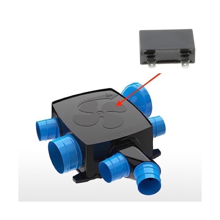 Condensateur 0,9 µF pour HYGROCOSY et HYGROCOSY FLEX - Ref 412295, 412291 et 412292[- pièce détachée VMC simple flux - Atlantic]
