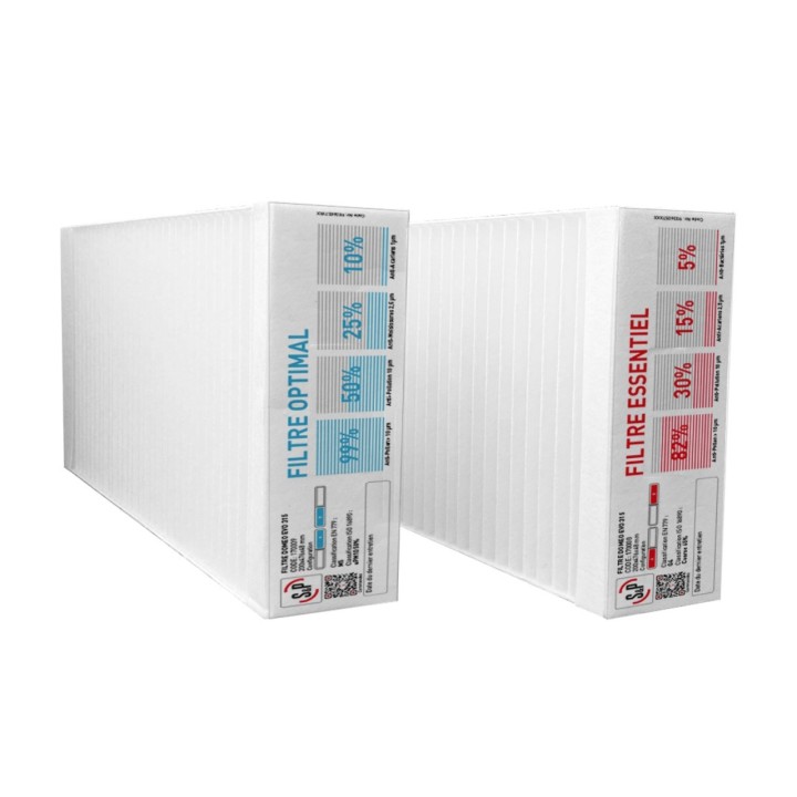 Filtres pour VMC DOMEO EVO 315 [- Filtration VMC double flux - Unelvent]