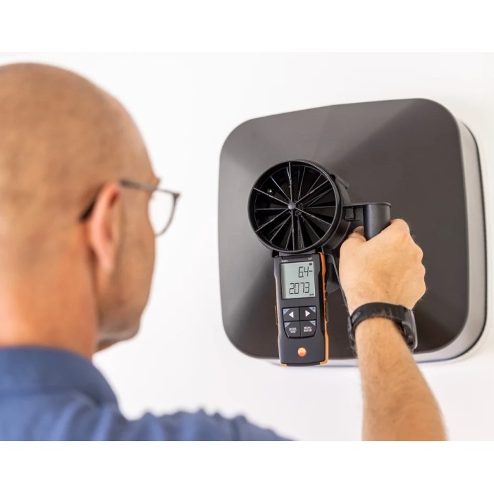 testo 417 kit 1 - Anémomètre à hélice avec cônes de mesure [- Mesure débit pour réseau VMC double flux- Testo]