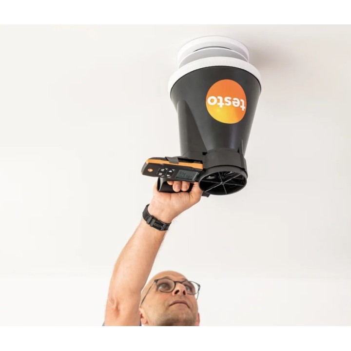 testo 417 kit 1 - Anémomètre à hélice avec cônes de mesure [- Mesure débit pour réseau VMC double flux- Testo]