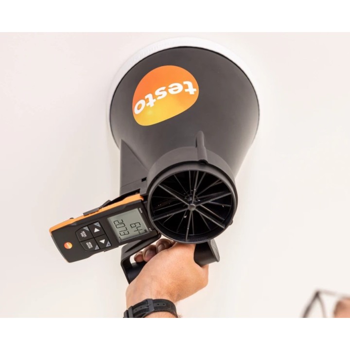testo 417 kit 1 - Anémomètre à hélice avec cônes de mesure [- Mesure débit pour réseau VMC double flux- Testo]