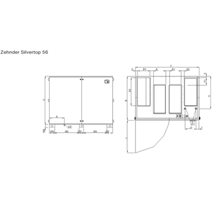 SILVERTOP [- Centrale double flux pour ERP - CALADAIR - ZEHNDER - AXELAIR]