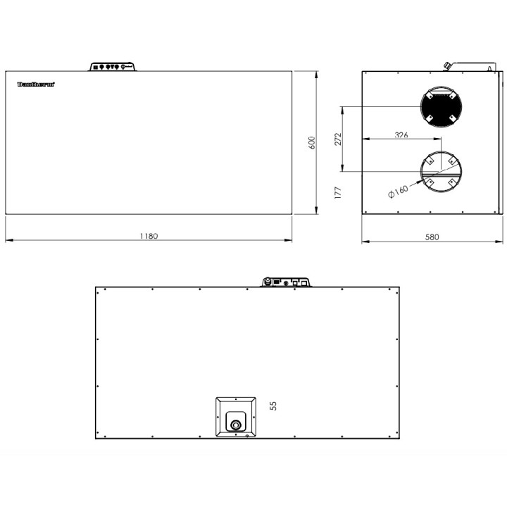 HCH 5 [- VMC Double flux haut rendement HCH spéciale comble - DANTHERM / GECO]