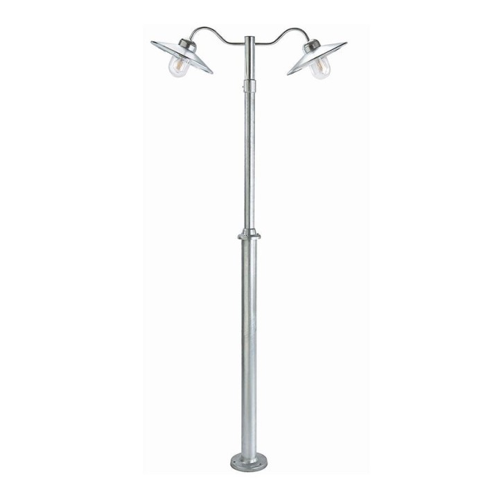 Lampadaire double tête KARLSTAD [- Candelabre - Eclairage extérieur - Norlys]