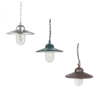 KARLSTAD CHAINE luminaire  suspendu acier et cuivre [- Eclairage extérieur - Norlys]