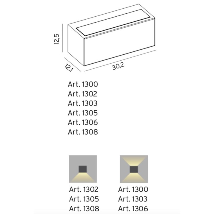 Applique murale ASKER BIG GALVA - LED [- Eclairage extérieur - Norlys]