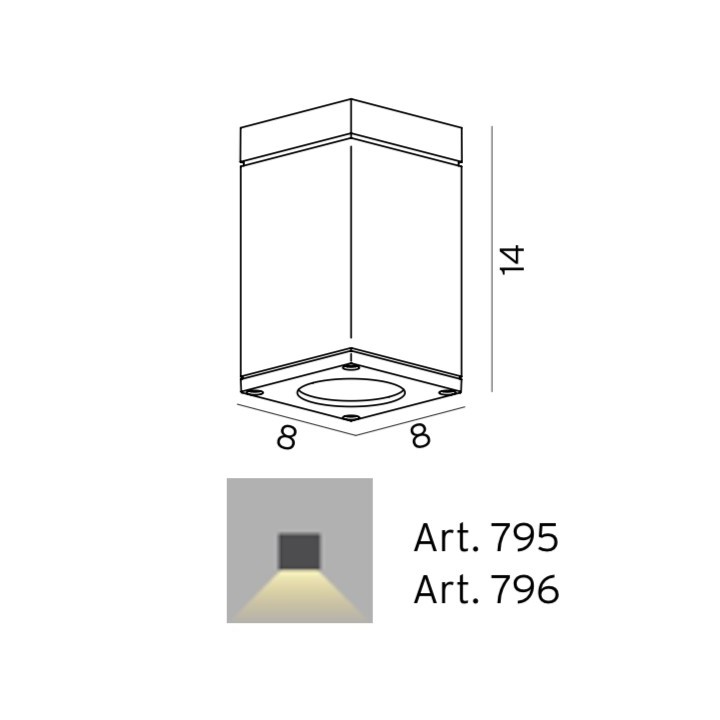Plafonnier SANDVIK - GU10 [- Eclairage extérieur - Norlys]