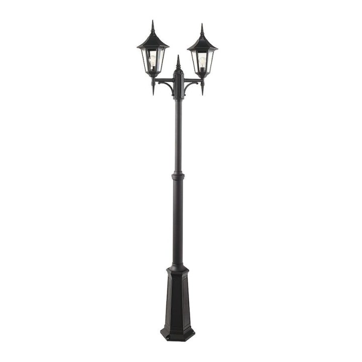 Lampadaire double tête MODENA E27 [- Candelabre - Eclairage extérieur - Norlys]