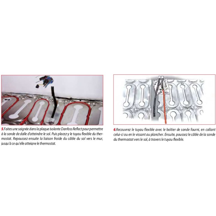 Kit sonde Devicell Rénosol [- gaine de sonde pour Plancher chauffant Devicell Dry - Deléage / Danfoss]