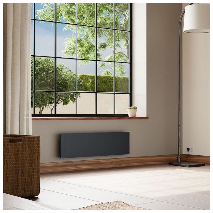 CHAMANE NATIV Plinthe Anthracite [- Radiateur Inertie Fonte - Intuis - Noirot - Applimo - Airelec]