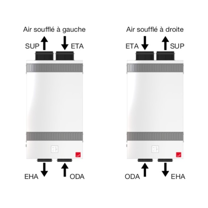 ComfoAir Fit 100 - Version plafonnière [- VMC double flux avec échangeur enthalpique - décentralisée - Zehnder]