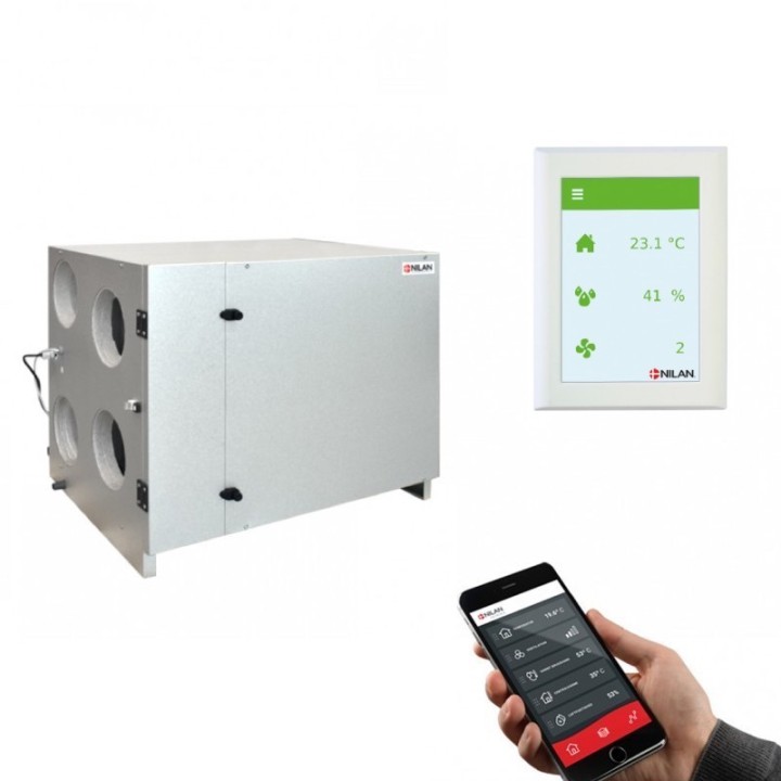 Comfort 350 Polar horizontale CTS602 HMI [- VMC Double flux haut rendement - NILAN]