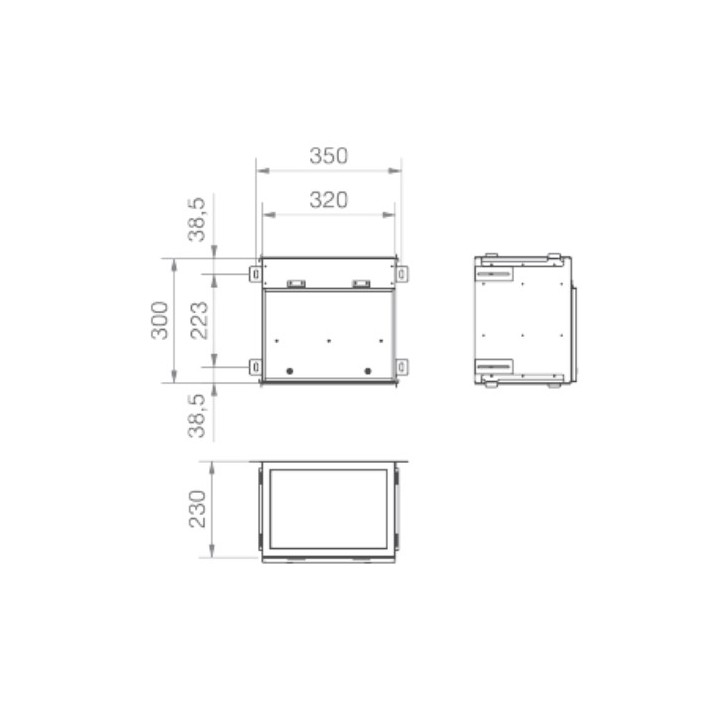 Caisson de distribution Filtrant 6 piquages - ComfoWell 320 [- sans plaques de raccordement - Réseau PEHD ComfoTube - Zehnder]