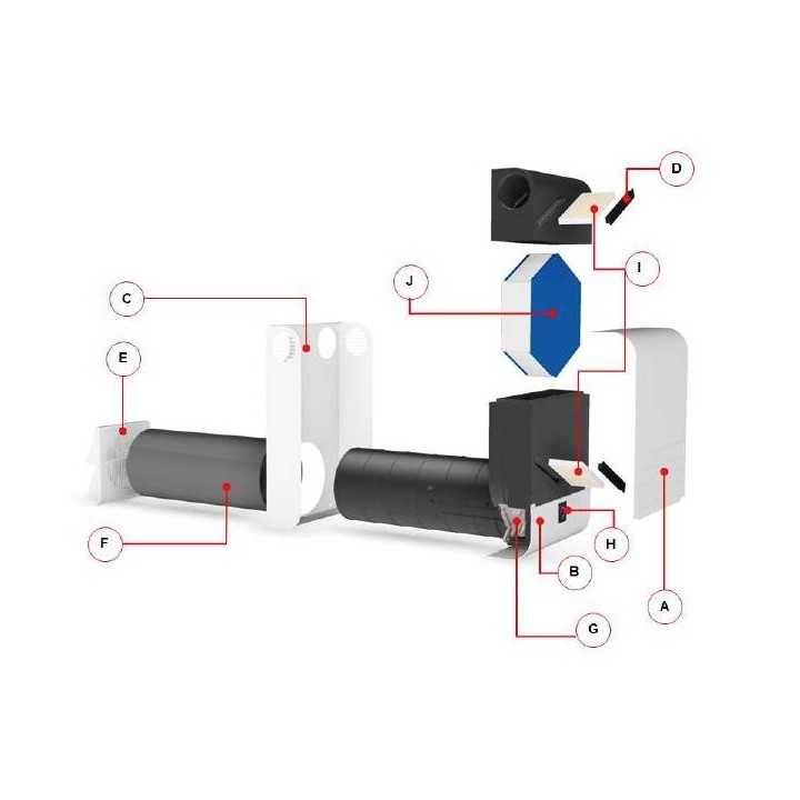 Servomoteur pour clapets pour ComfoAir 70 [- Pièce détachée VMC double flux - Ni repris ni échangé - Zehnder]